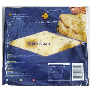 Leicester Plain Naan Bread 280G