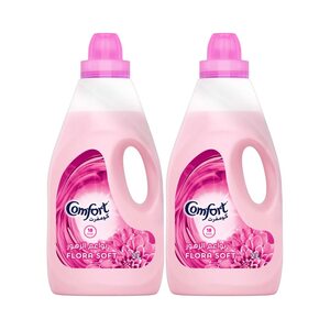 Comfort Softener Liquid Floral Soft 2L X2 15% Off