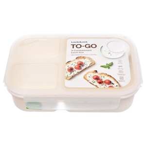 Locknlock Togo Lunch Box White 980Ml Hpl781