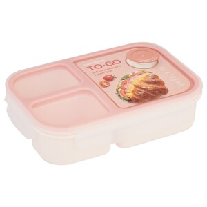 Locknlock To Go Lunch Box Pink 980Ml Hpl781
