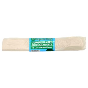 Organic Bags Garbage Bags 500Mmx600mm 15 Bags