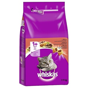 Whiskas Adult Dry Beef 1.9Kg €1