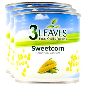 3 Leaves Sweetcorn 180G X3