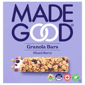 Made Good Mixed Berry Granola Bar Vegan & Gluten Free 24G X5