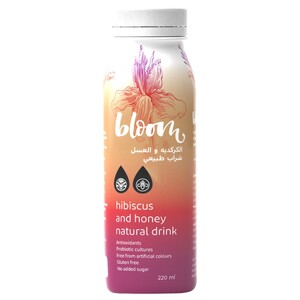Bloom Hibiscus And Honey Natural Drink 220Ml