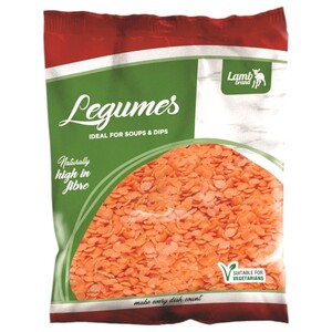 Lamb Brand Red Split Lentils 200G