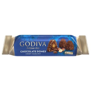 Godiva Chocolate Bar Domes Crispy Hazelnut 30G