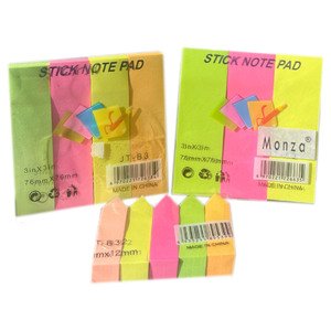Monza Sticky Note Pad Arrow-Shaped 76X51 Mm