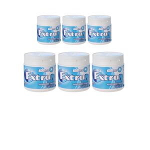 Wrigley's Extra Gum Peppermint Sugar Free 60 Pieces 84G X6