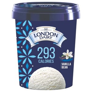 London Dairy Ice Cream Vanilla Bean Low Calorie 473Ml