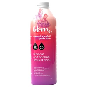 Bloom Hibiscus And Baobab Natural Drink 1L