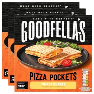 Goodfellas Pizza Pockets Triple Cheese 250G 2+1 Free