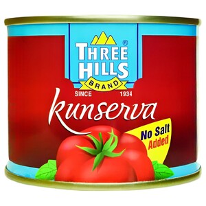 Three Hills Kunserva No Salt Added 200G