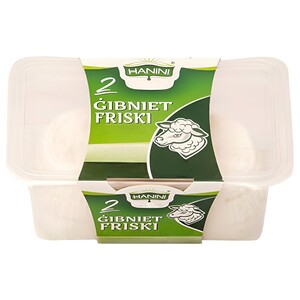 Hanini Gbejniet Friski Sheep Lactose Free 2 Pieces 250G