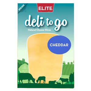 Elite Deli To Go Grated White Cheddar 150G