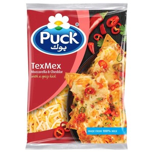 Puck Tex Mex Mozzarella & Cheddar Cheese 180G
