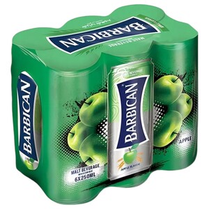 Barbican Malt Beverage Apple Can 250Ml X6