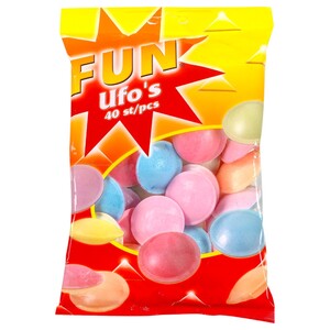Fun Ufo's Bag With Citric Fruit 40 Pieces