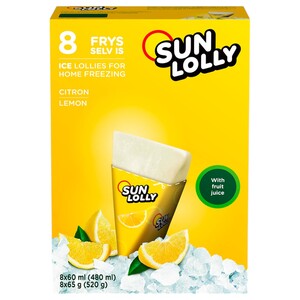 Sun Lolly Sunquick Lemon 65G X8
