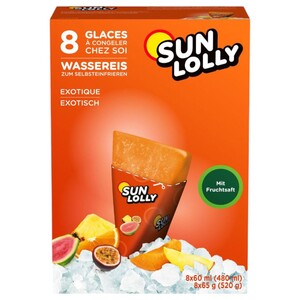 Sun Lolly Sunquick Exotic 65G X8