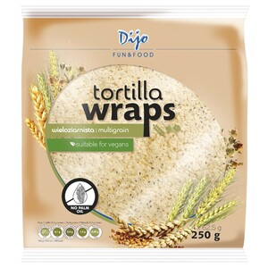 Dijo Multigrain Wheat Tortilla Wraps 4 Pieces 250G