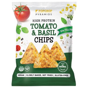 Popcrop Tomato & Basil Protein Pyramids 60G