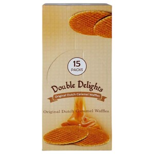 Double Delights Caramel Waffles Jumbo 80G X15