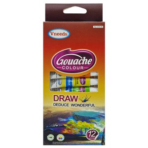 Vneeds Gouache Colour 12 Colours Small