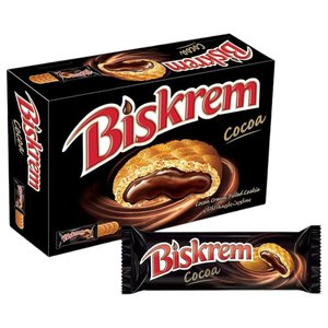 Ulker Biskrem Cookies Cocoa Filling 54G X24