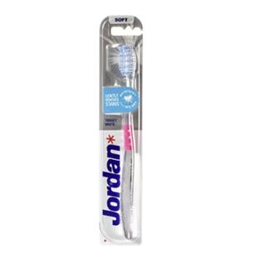 Jordan Target White Toothbrush Soft Multi-Colour