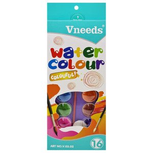 Vneeds Water Colour 16 Pieces