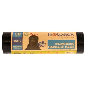 Hotpack Drawstring Bag Roll 60X90cm 20 Bags
