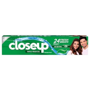 Close Up Toothpaste Menthol Fresh Triple Fresh Formula Gel 25Ml