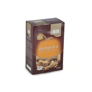 Sis Demerara Rough Cut Sugar Cubes 500 Gr