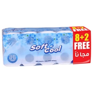Soft N Cool Toilet Rolls 2Ply 10 Rolls