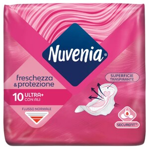 Nuvenia Ultra Sottile Pink Con Ali 10 Pads
