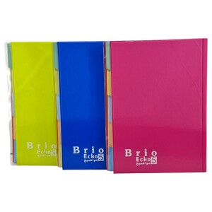 Brio 5 Subjects Notebook 144 Sheets