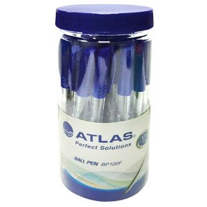 Atlas Ballpen 0.7Mm Fine Jar Blue 30 Pieces