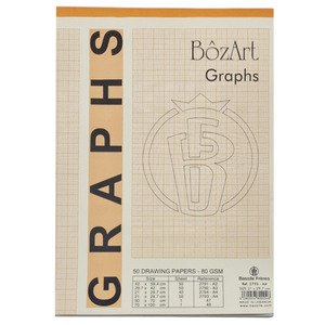 Bozart Graphs 50 Drawing Papers 80G