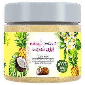Easy Sweet Hair Removal Cold Wax Coconut & Pineapple 200G