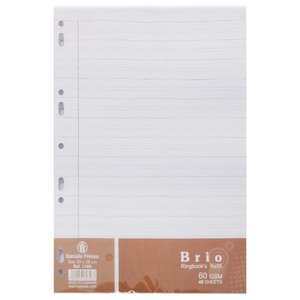 Brio Ringbook's Refill 48 Sheets 20*28Cm 60G