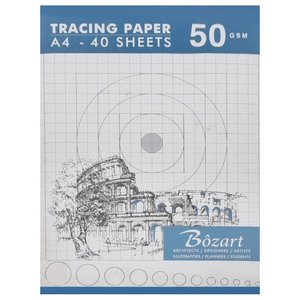 Bozart Tracing Paper A4 40 Sheets 50G