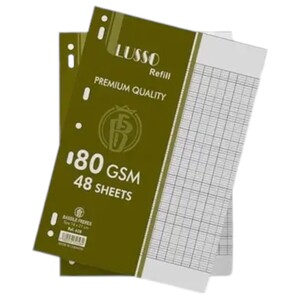 Lusso Refill 48 Sheets 16*21Cm 80G