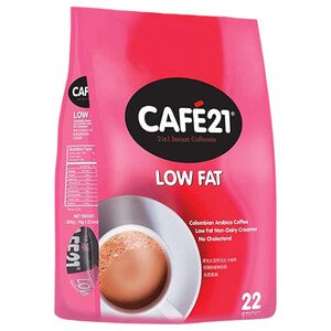 Cafe21 Coffee Low Fat No Sugar 14G X22