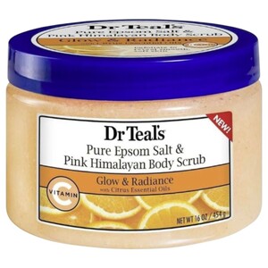 Dr Teal's Epsom Salt Body Scrub Vitamin C 454G