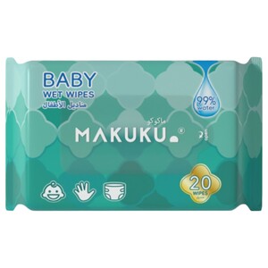 Makuku Baby Wet Wipes 20 Pcs