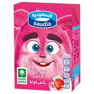 Saudia Strawberry Milk 200Ml