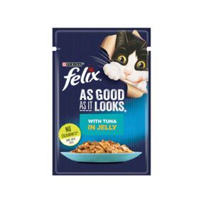 Felix Meat Selection Jelly Cat Food Assorted 85 Gr