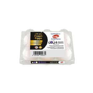Al Ain Farms Eggs White Medium 6'S