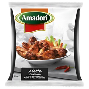 Amadori Frozen Spicy Chicken Wings 700G